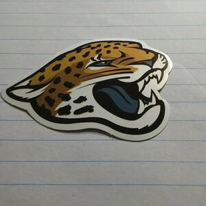 JACKSONVILLE JAGUARS vintage waterproof sticker...nwt..we bundle..enjoy